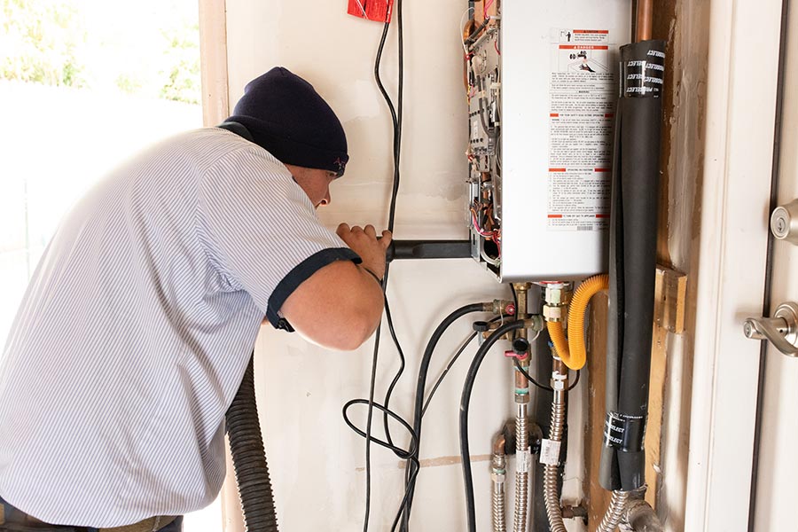 Checking water Heater